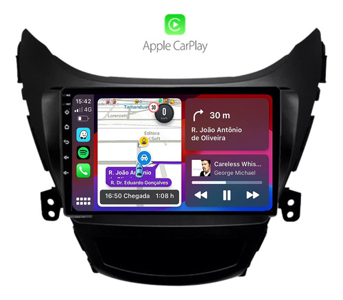 Multimidia Hyundai Elantra 2012 Á 2014 Android 2gb Carplay