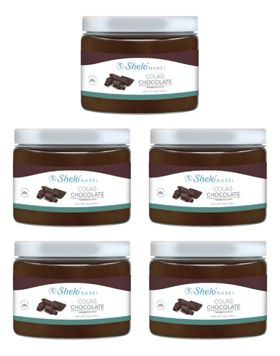 5 Pack Colag Chocolate Tratamiento Capilar Shelo