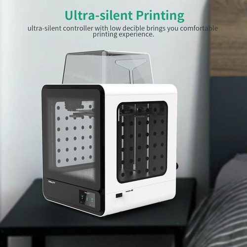 Impresora 3d Creality Cr-200b Cerrada 200x200x200 Color Blanco/Negro