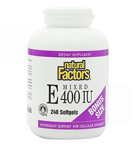 Vitamina E Mix Antioxidant 240cap - Unidad a $1375