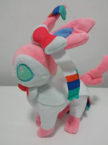 pelucia pokemon sylveon shiny eevee evolução feito á mão aprox 30