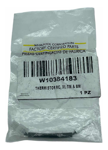 Termistor Sensor Temp Refrigerador Whirlpool 9.5cm W10384183