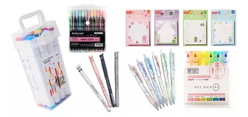 Kit Escolar / Paquete De Útiles Escolares Kawaii