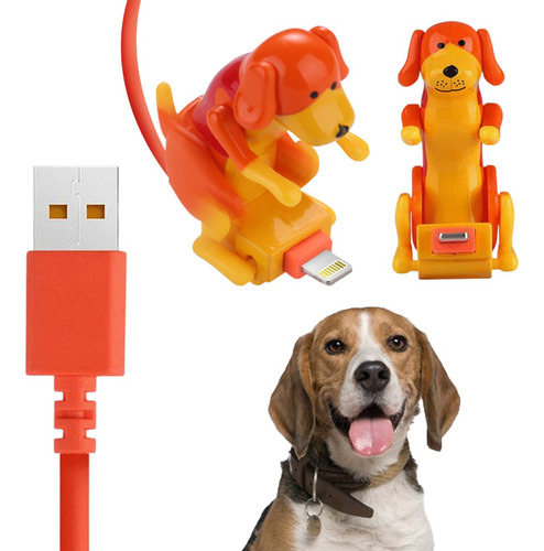 Cable De Carga Rapido Perro Cargador Usb De Linea