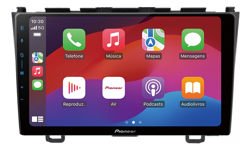 Multimidia Pioneer Honda Crv 05/11 9p Carplay Android