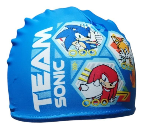 Gorra De Natación De Lycra Sonic Prime Sega Oficial
