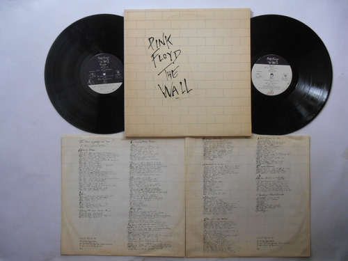 Pink Floyd The Wall Vinilo Con Etiqueta Edicion Usa 1979