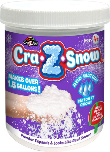 Cra-z-art Snow - Tarro De Cristal (0.3 Fl Oz)