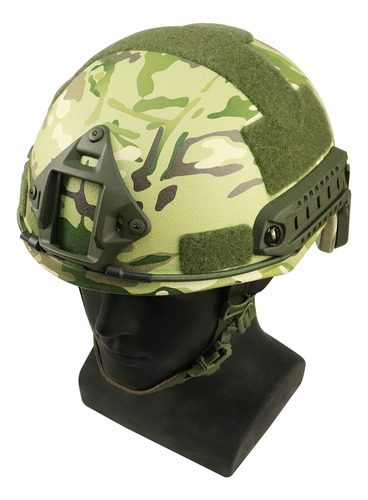 Casco Uhmwpe Militar Balístico Fast Nivel Iii-a Multicam S