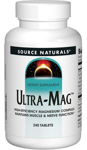 Ultra-mag 240tb Source Naturals - Unidad a $1370