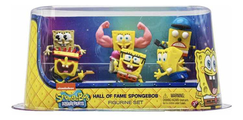 Bob Esponja Hall Of Fame Spongebob 6 Figuras Just Play (Usado)