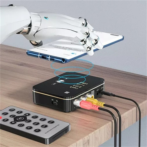 Transmisor Receptor Adaptador Bluetooth Convertidor Optico
