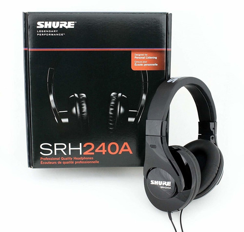 Audífonos Shure SRH240A negro