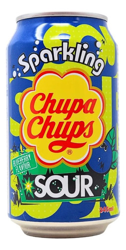 Chupa Chups Blueberry Sour 345 Ml.