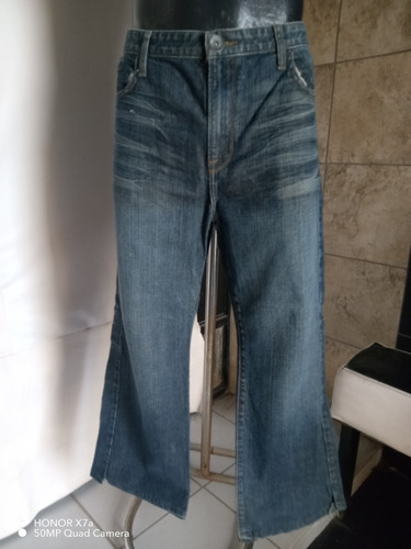 Jeans Guesss 40x30 Azul Descosido D La Bastilla Muy Ligero (Usado)
