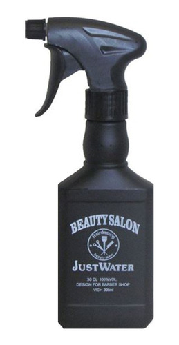 Mojador Pulverizador Barber Petaca Negro Mate - 300ml