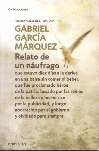 Relato De Un Naufrago - Garcia Marquez - Debolsillo