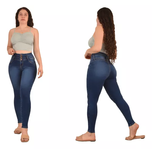 Jeans Dama Pantalones Mujer Levanta Pompas Colombiano