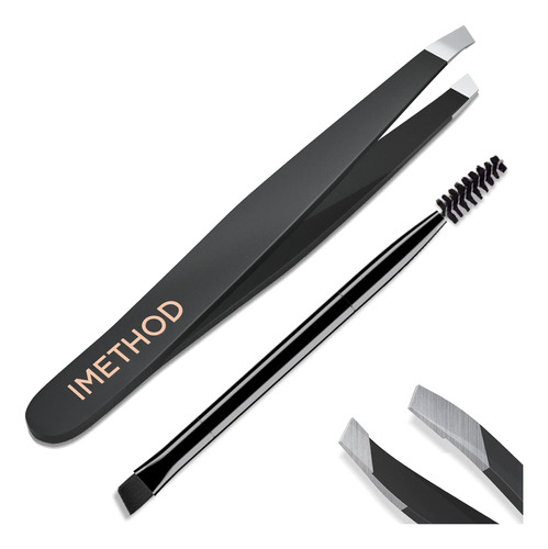 Imethod Pinzas Y Cepillo De Cejas: Pinzas Para Mujeres Y Hom