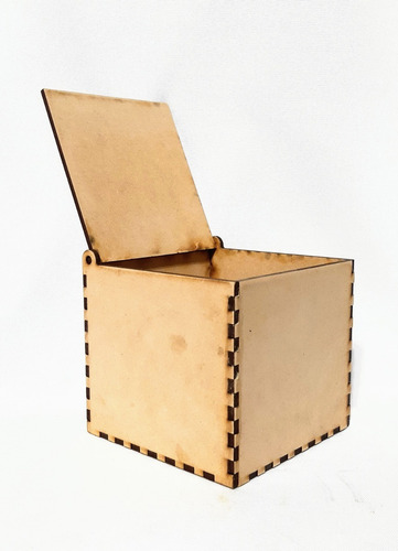 Caja Con Tapa 30x30x30 - Mdf / Fibrofacil