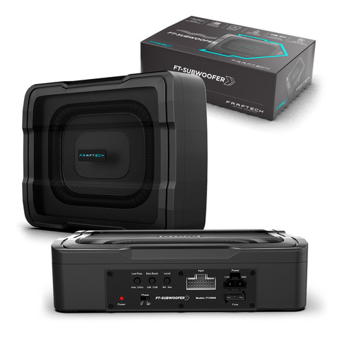 Subwoofer Ativo 100w Plug And Play Tracker 2021 Cor Preto