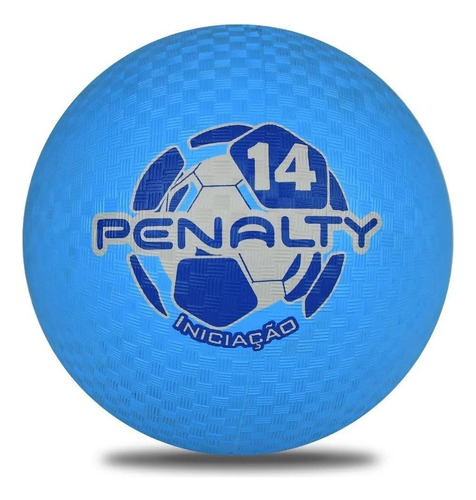 Bola De Iniciação Penalty T14 Azul Para Adolescentes