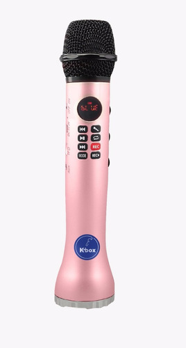 Microfono K-box Karaoke Bocina Bluetooth Navidad Inalmbrico