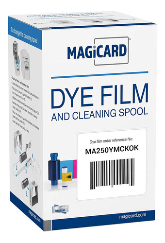 Magicard Ma250ymckok Kit De Cinta De Color (ymckok, 250 Impr