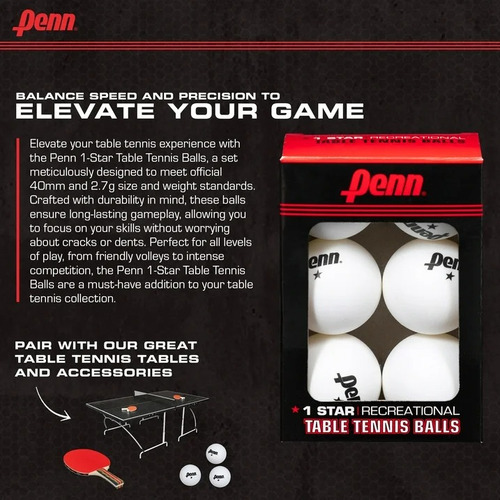 Pelotas De Ping Pong Blancas 6 Piezas De Pelotas Ping Pong
