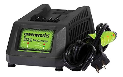 Greenworks G-24 24v Lithium Ion Battery Charger, 29862