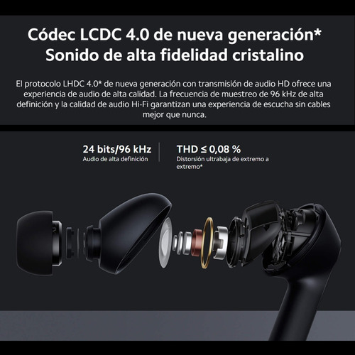 Xiaomi Buds 3t Pro, Audífonos In-ear Bluetooth 5.2 Hi-fi Anc