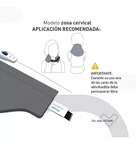 Almohadilla Térmica Eléctrica Para Cervical - White Salud