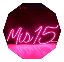 Comprar Cartel Mis 15 Neón Led \u002F Eventos \u002F Ambientación
