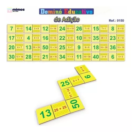 Jogos Educativos Kit Escolar Matemática Pedagógico P/ Aulas