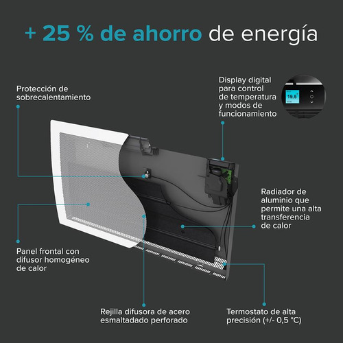 Calefactor Electrico Atlantic New Solius Wifi 1000