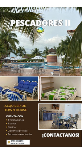 Casa En Alquiler Tucacas Para 10 Personas 120$x Noche