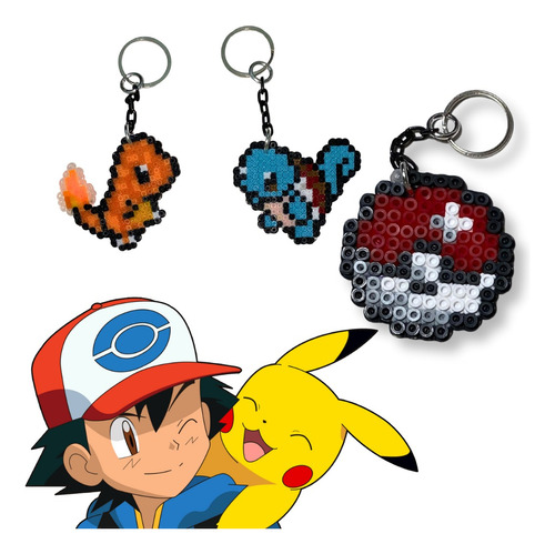 Llaveros De Pokemon Hama Beads