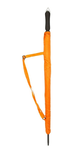 Imagen 3 de 7 de Paraguas Naranja Golf Gigante Reforzado Con Funda