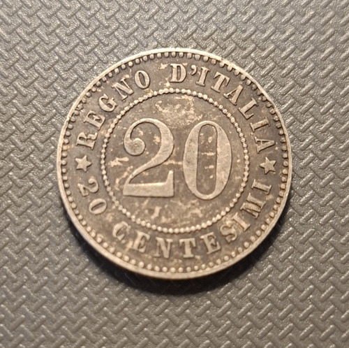 Italia. 20 Centesimi 1894. Km# 28 (Usado)