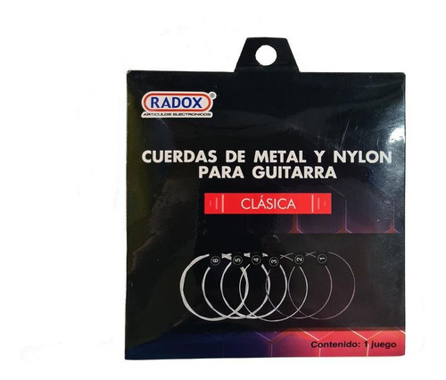 Jgo. De Cuerdas Nylon Para Guitarra Clásica 043-260 Radox