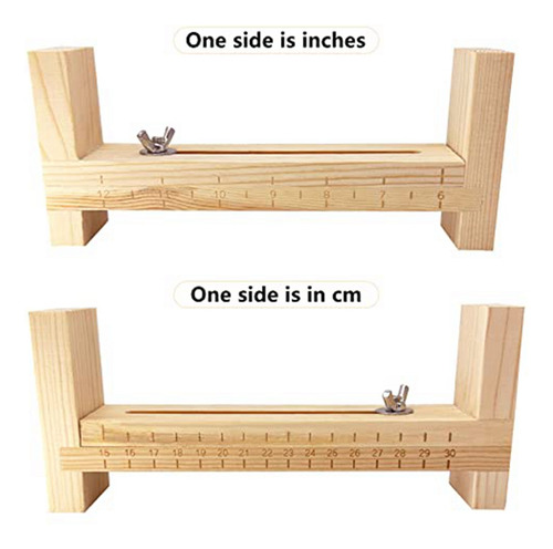 Soporte Para Hacer Pulseras O2 En Forma De U, Madera Para Ha