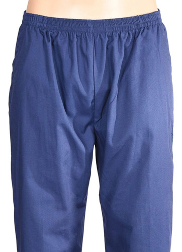 Imagen 4 de 10 de Conjunto Médico Enfermero Casaca Pantalón Azul Marino