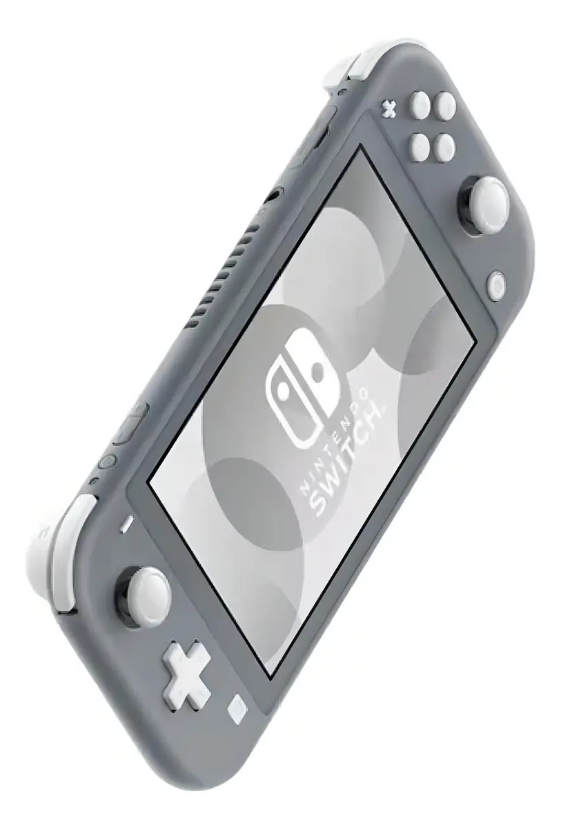 Console Portátil Nintendo Switch Lite Cinza 32GB de 5.5" Com Vidro Protetor