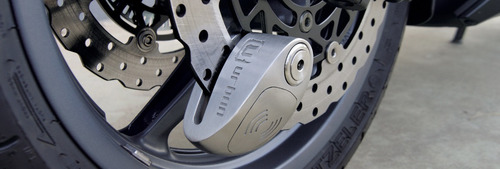 Imagen 2 de 4 de Candado , Tranca De Disco Para Moto Con Alarma Ur910s
