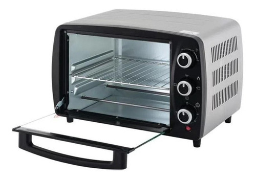 Forno de bancada elétrico Black+Decker Bake Chef FT16 16L aço inoxidável/preto 127V