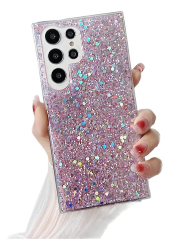 Funda Tpu Brillo Para Samsung S24/s24 Fe/s24 Plus/ultra Rosa Samsung S24