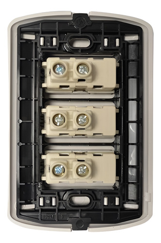 Interruptor Triple 9/32 10a Modus Plus Blanco 1300bn