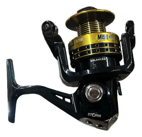 Carrete Storm Misil 4000 Spinning Negro/dorado, Nuevo