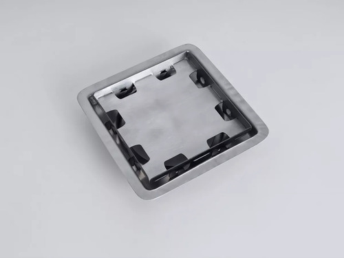 Ralo Oculto 10x10 Cm Inox 304 Com Telinha
