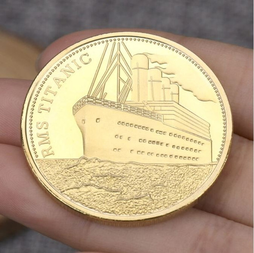 Imagen 2 de 10 de Moneda Conmemorativa Del Titanic Al32